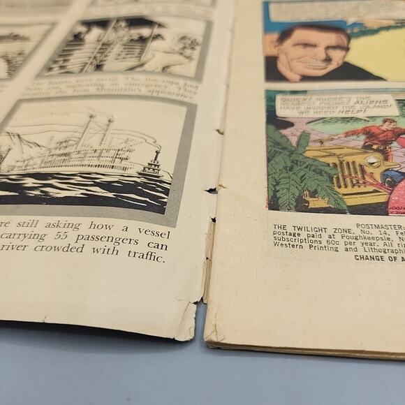 The Twilight Zone # 14, Gold Key, 1966 UFO COVER Silver Age Acceptable - Picture 6 of 11